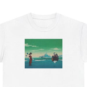 Retro Anime esthetisch T-shirt - Japans cartoon geïnspireerd T-shirt - Vintage pixelart-afbeelding - Vaporwave-stijl unisex streetwear