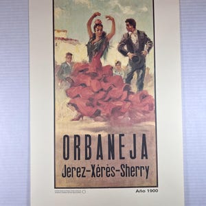 O&#39;Neil Sherry Poster – Vintage 1900 Advertisement Reproduction – 13&quot; x 19.75&quot;