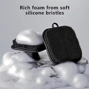 2-in-1 Silicone Face Brush – Gentle Exfoliating & Cleansing Tool for Skincare Routine | Soft Facial Scrubber for Sensitive Skin