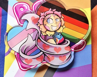 Arte's Acrylic Pride Pin
