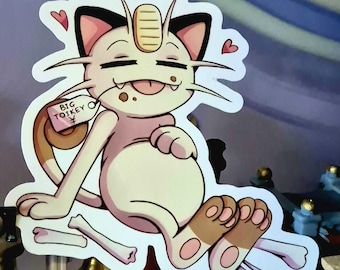 Kitty Got His Toikey Sticker