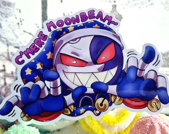 Moon Wiggle Fingers Sticker
