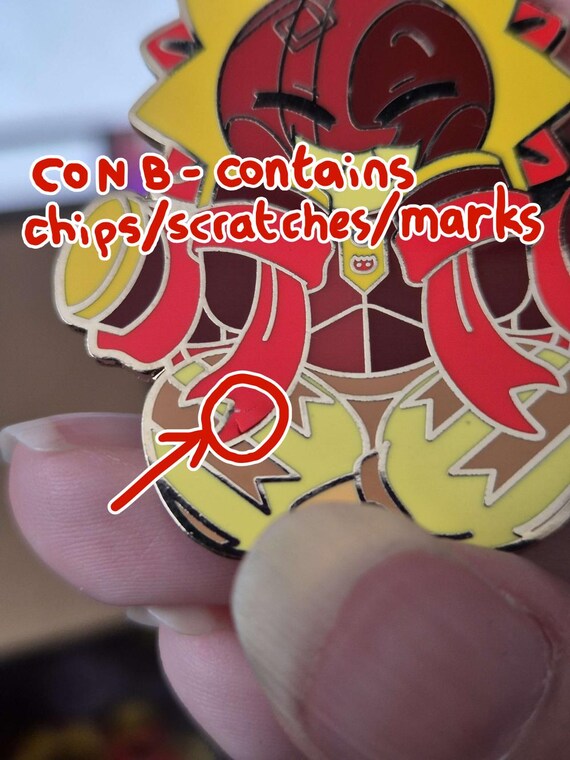 Plush Eclipse Hard Enamel Pin - image 3