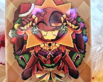 Kiss The Eclipse Glitter Sticker