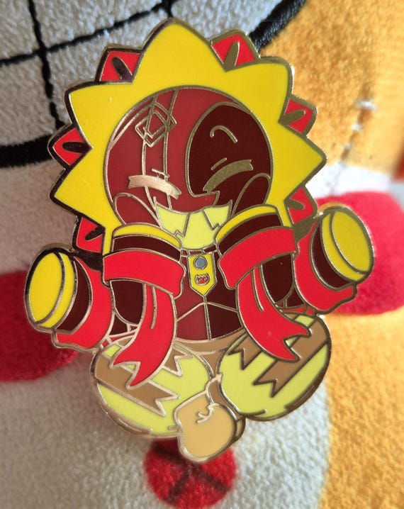 Plush Eclipse Hard Enamel Pin - image 2