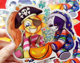 Sun & Moon - Trick Or Treat Sticker