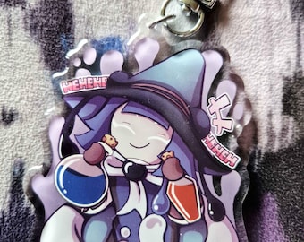 Prune Juice Epoxy Keychain