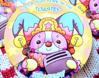 Choncy - Fork In The Toaster Sticker