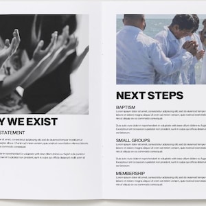 First-time Guest Welcome Book Template | Editable Canva PDF | Church ...