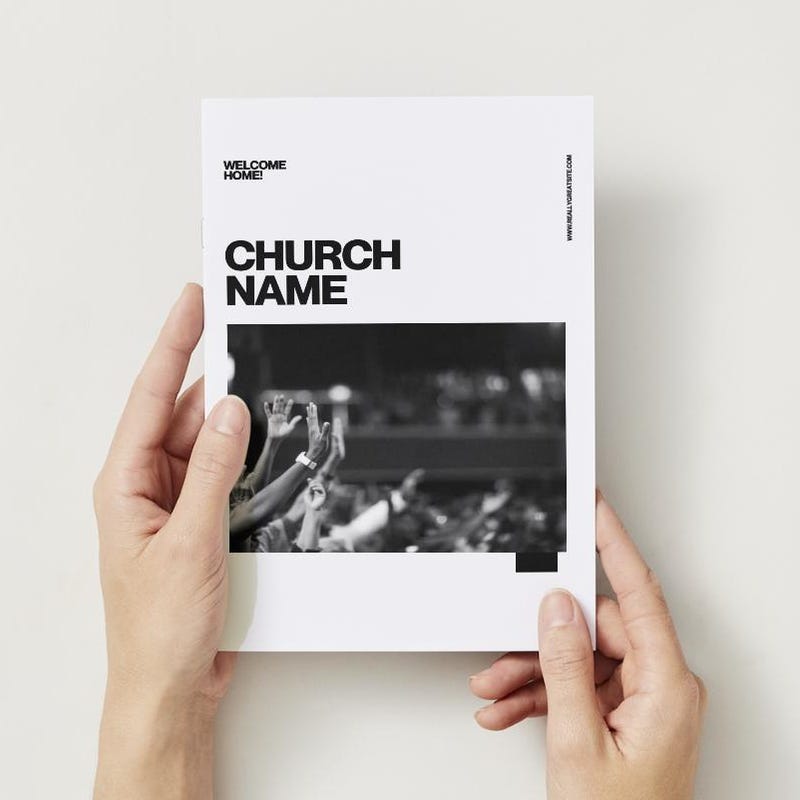 Indesign Pdf Example Church Welcome Booklet - Etsy