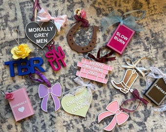 Bookish Christmas Tree Ornaments