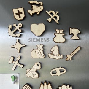 Arquivos SVG de ícones de habilidades de mineração do RuneScape (7 em 1) - Arquivos STL/DXF que economizam tempo para seus projetos e artesanatos personalizados!
