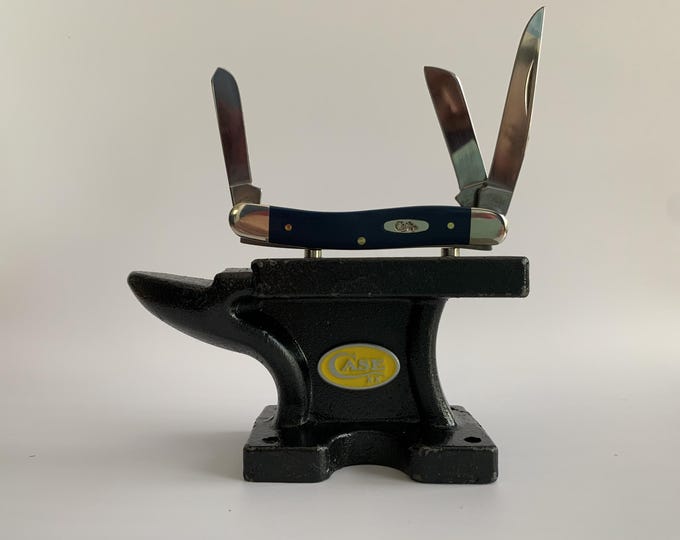 Mini Cast Iron Case XX Anvil With Knife Display Magnets – Perfect Gift ...