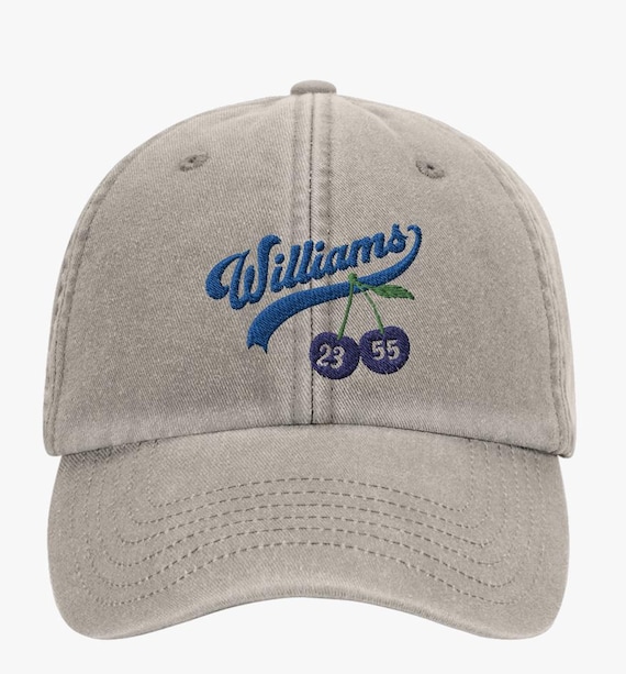 Formula one Williams racing Embroidered Vintage Cotton Dad Hat alex albon carlos sainz cherry cap grand prix f1 formula 1 gift