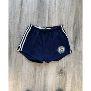 Vintage 1980s International Fitness Centers Wysoki elastyczny pas Sportowe szorty S