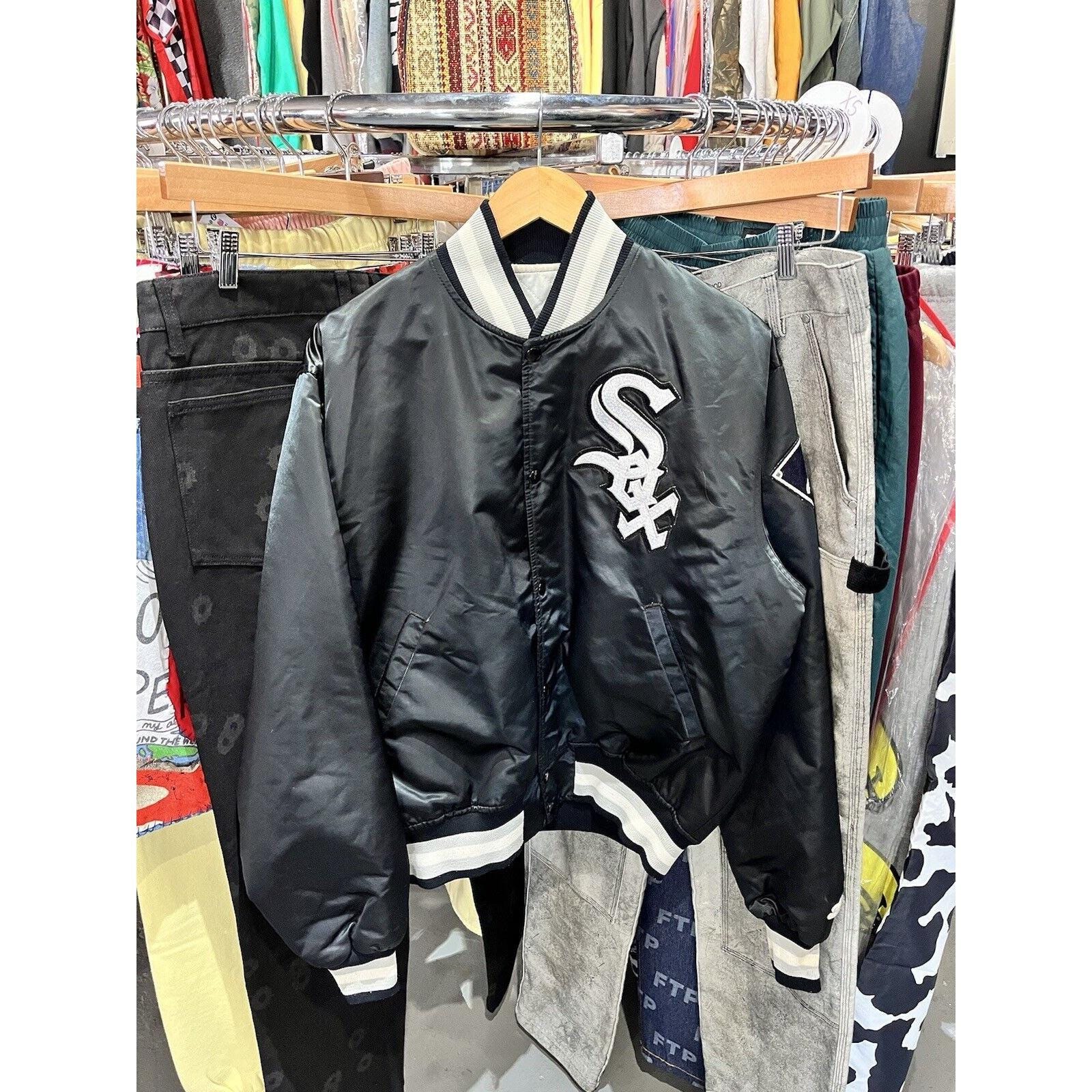 90s White Sox Jacket - Etsy Canada