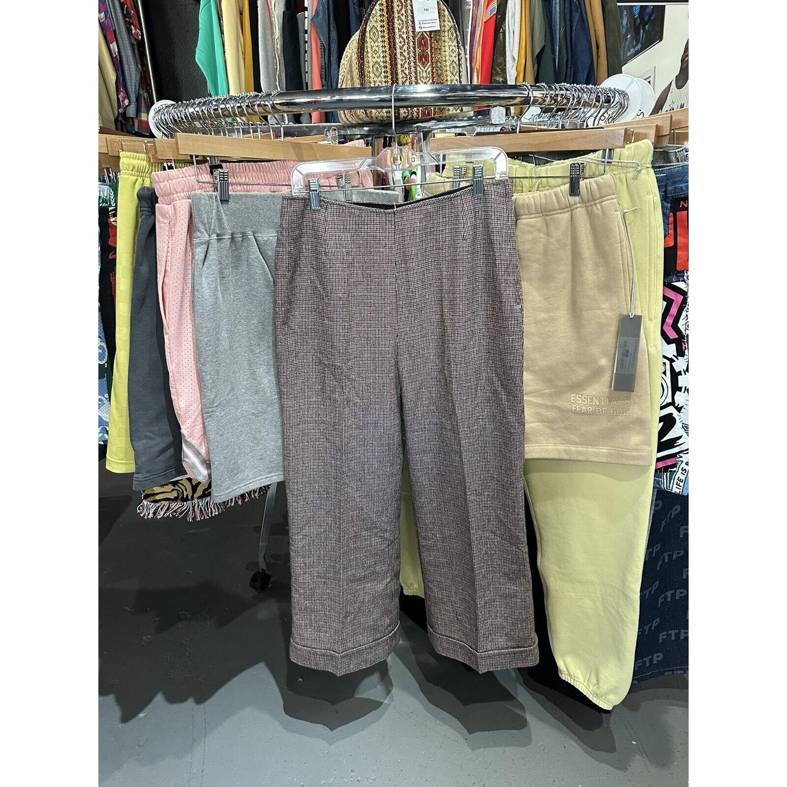 Vintage 80s Hunter Sportswear Plaid Wool Trousers NWT Size 16