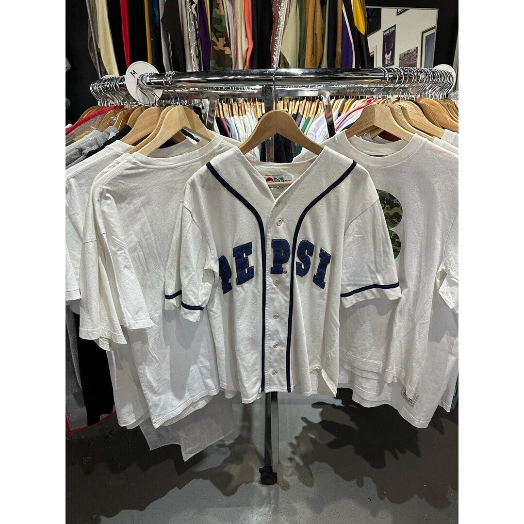 Vintage 90s Pepsi Generation Next Embroidered Promo White Baseball