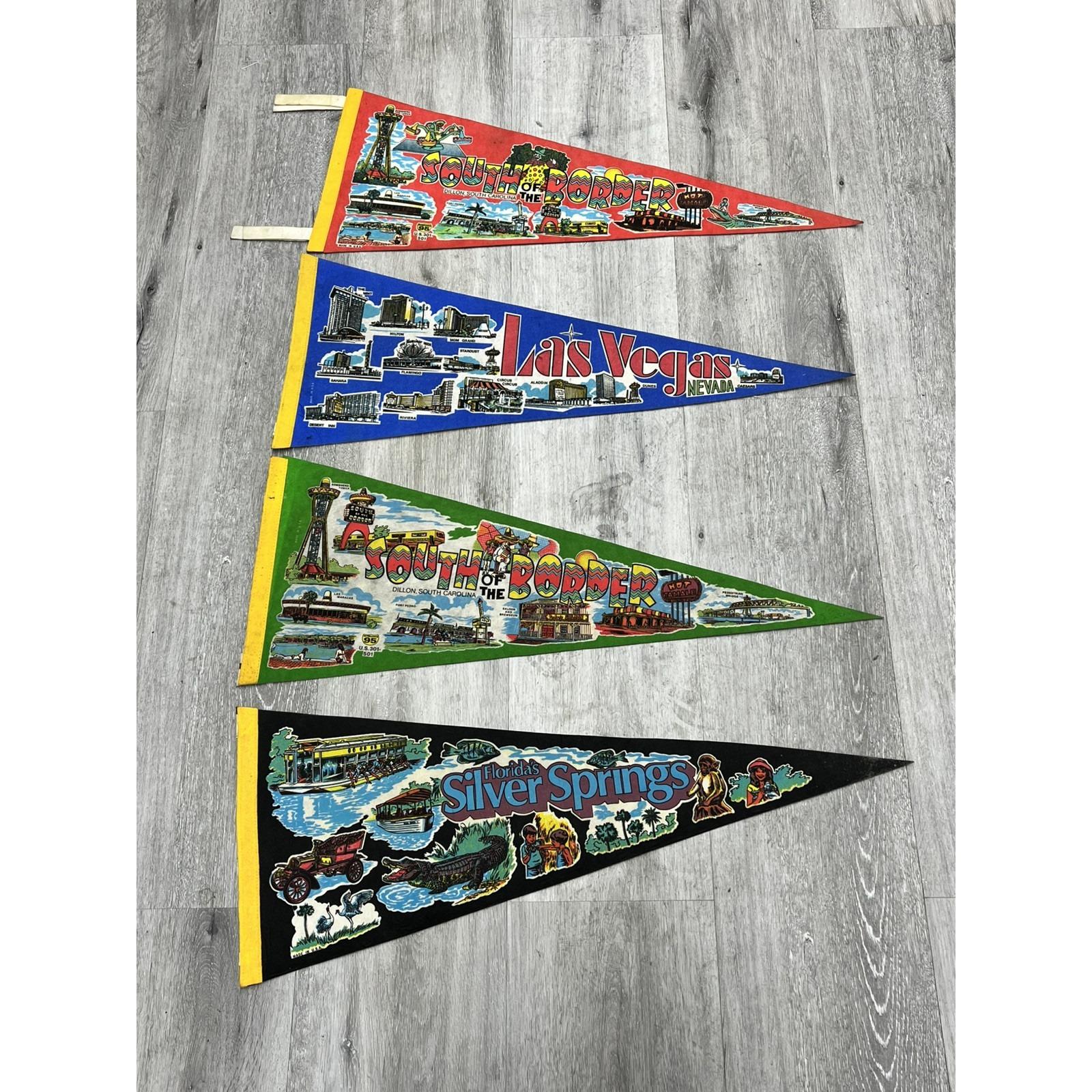 Fanion Vintage Nouvelle Orléans – Années 1960 – 27 Pouces – Vert