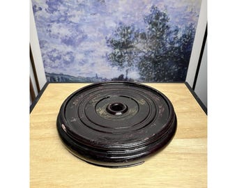 Antique Chinese Carved Wood Vase/Bowl Base Stand Stand 1.75" Inches