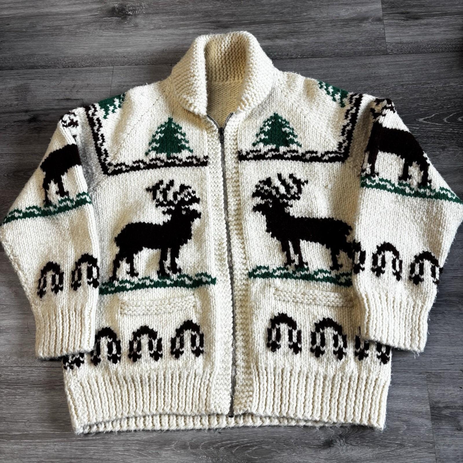 Cowichan 70s Sweater - Etsy