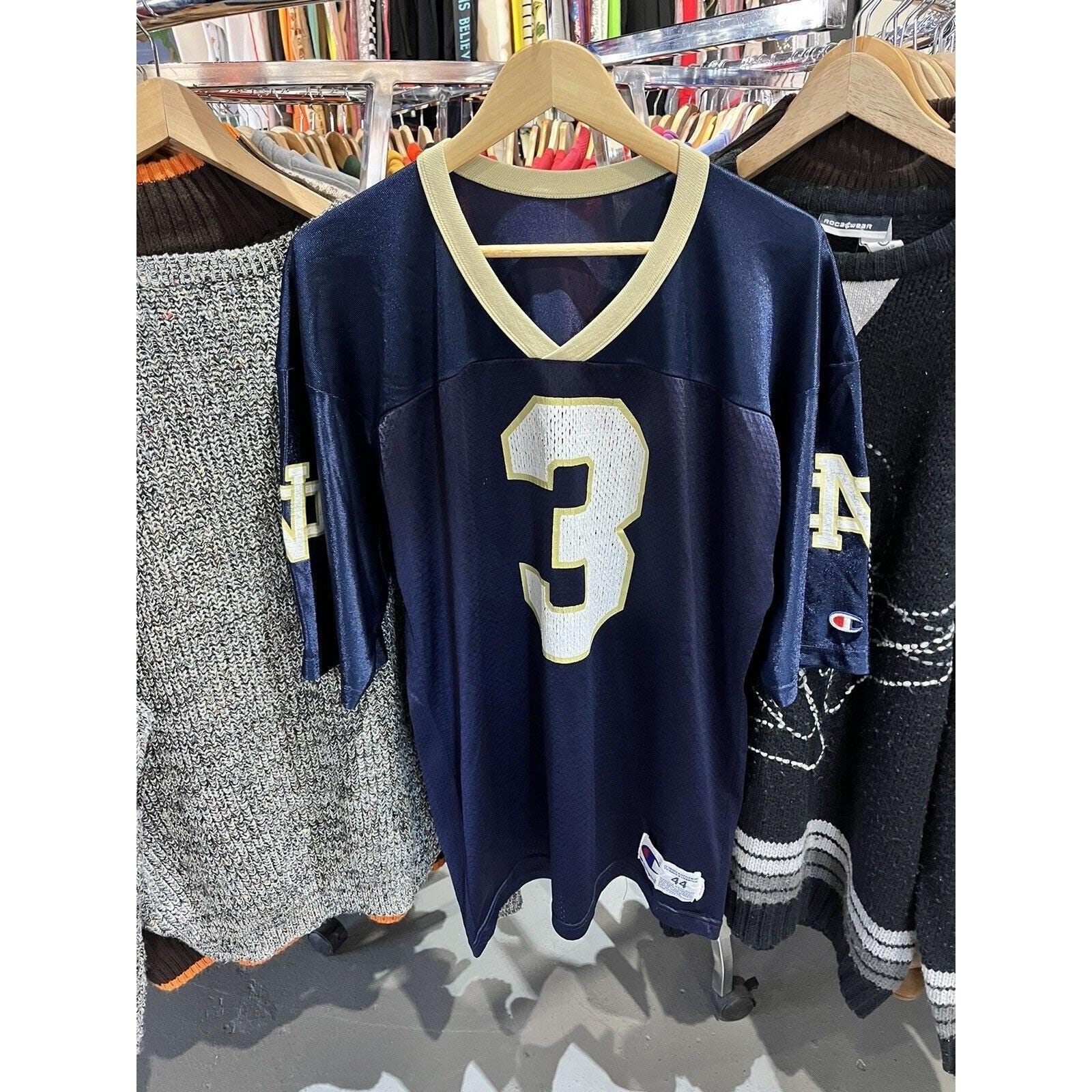 Maillot Vintage Notre Dame Fighting Irish Baseball - Taille L - Homme - Années 90