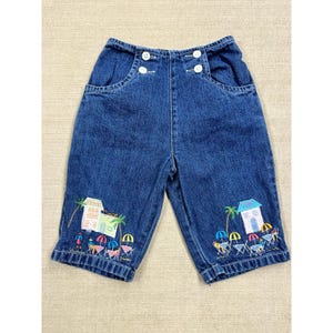 Robe Jean Baby Gap - Taille 12-18 Mois - Bleu - Occasion Très Bon état