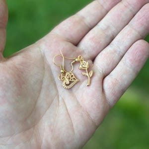 Beauty and The Beast Earrings