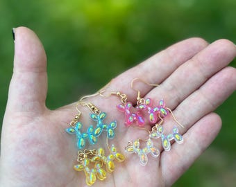 Balloon Dog Earrings