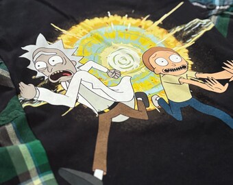 Rick and Morty Flannel