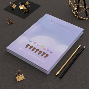 BTS Forever 7  Purple You Journal Dreamy Hardcover Journal, ARMY Notebook, Cute Writing Journal, Cloud Theme Diary, Gift for Fans