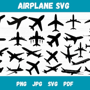 Airplane Svg, Biplane SVG, War plane SVG,Military plane, Airplane Clipart, Biplane , Aeroplane, Silhouette, SVG Files for Cricut, Silhouette