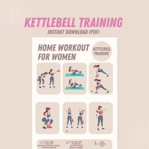 Anfänger Kettlebell Workout: Workout-Programm für Frauen (PDF)