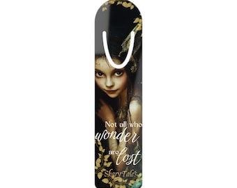 Bookmark, Woodland Fairy, Mystical Forest Creature Reading Accessory, Enchanted Tale Page Marker, Book Gift, Fantasy Reader