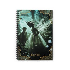 Journal, Enchanted Bridal Fairy Spiral Notebook - Ruled Line, Journal, Diary, Wedding Planning, Gift for Bride, Fantasy Writing