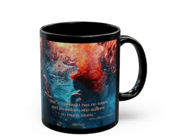 マグカップ、マーメイド、オーシャンファンタジーカップ、海の生き物コーヒーマグ、魔法の水中ドリンクウェア、神話的なギフトアイデア