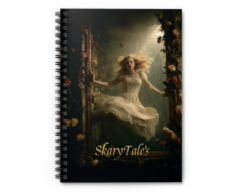 Diario, Alicia en el País de las Maravillas a través del Espejo, Cuaderno Espiral - Rayado, Diario, Escritura, Toma de Notas, Útiles Escolares