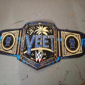 Yeet Replica Belt Yeet Championship Belt 4MM Brass Adult Size Replica Title Yeet Leather Belt World Heavyweight Wrestling Champion Belt