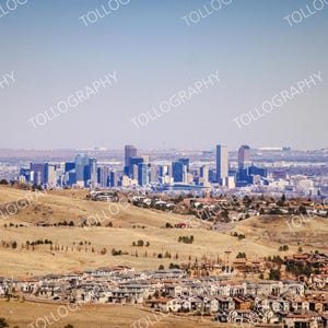 Distant View of Denver – Colorado Landscape Photo