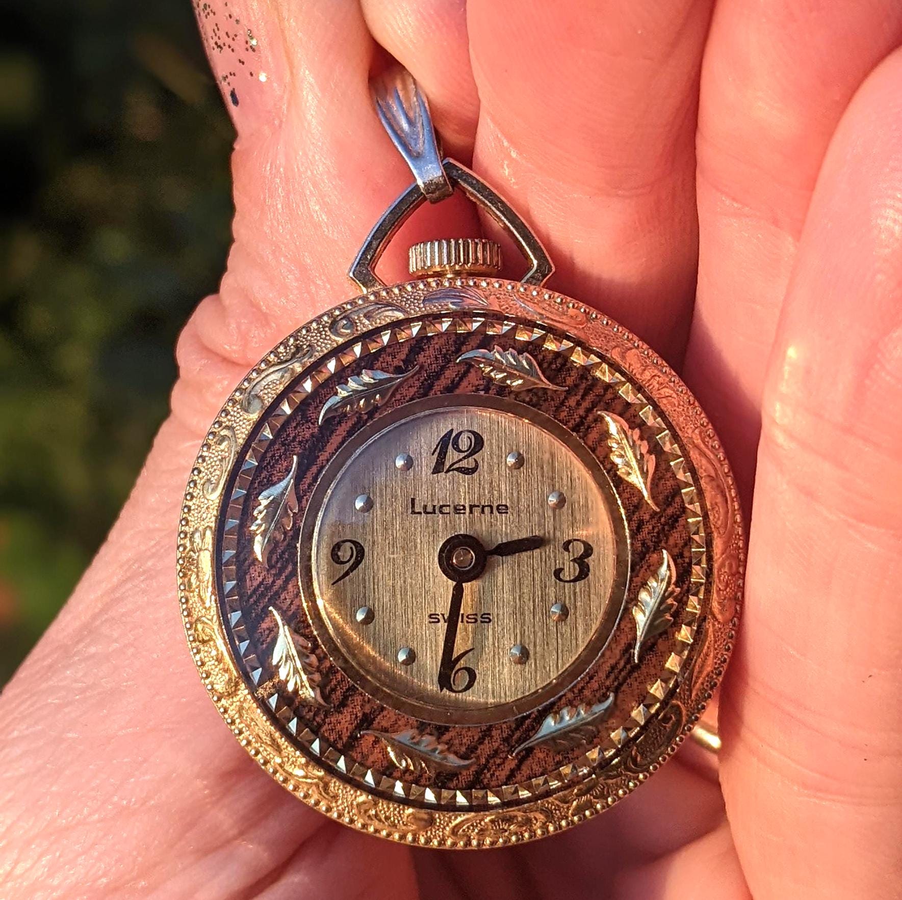 Lucerne Watch Pendant Necklace Australia - Main Image