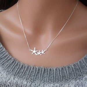 Starfish Necklace - Beach Jewelry For Women - Beach Necklace - Ocean Jewelry - Beach Gifts - Sea Nautical  Tropical Coastal Jewelry