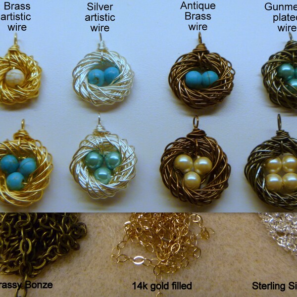 Birds Nest Jewelry Etsy