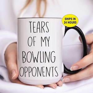 Personalized Bowling Mug - Gift for Bowlers - Bowling League Gift - Bowling Team Coffee Cup - Funny Bowling Mug - Bowling Lovers Gift