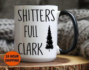 Merry Christmas Shitters Full Coffee Mug, Personalized Mug, National Lampoons Christmas, Christmas Mug, Christmas Vacation, Christmas Gift