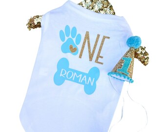 Birthday outfit for small dog, French bulldog clothes, Custom small dog clothes