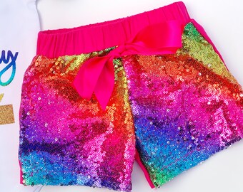 little girl sequin shorts