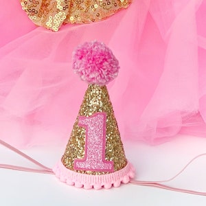 1st Birthday Cake Smash Outfit, 1st Birthday Girl Outfit, Pink and Gold 1st Birthday Outfit