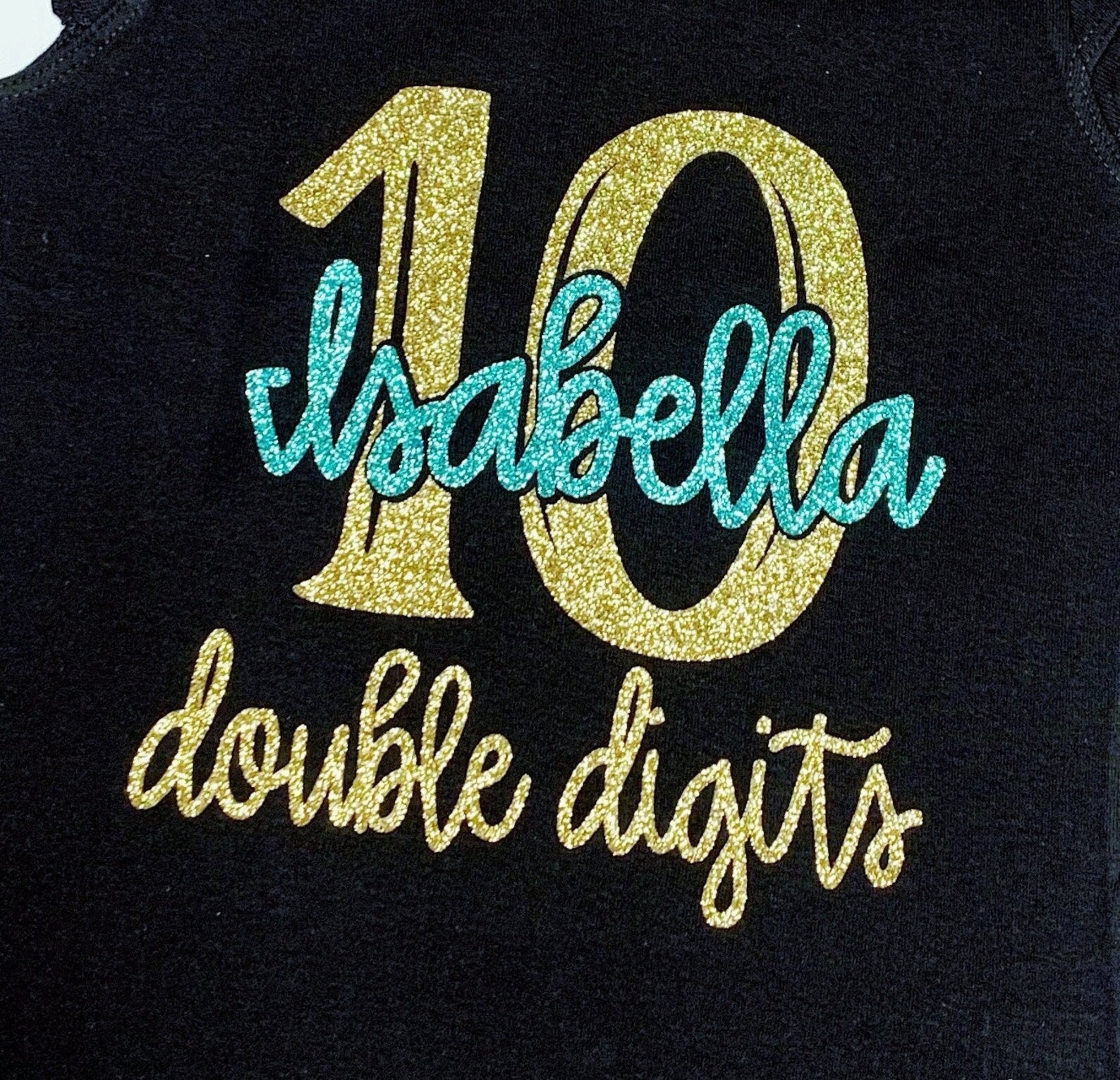 Double Digits Birthday Shirt 10th Birthday Shirt 10th Bday Etsy