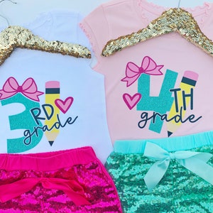 3rd grade Back to School Shirt, Preschool Shirt, First Grade Shirt, Kindergarten Shirt, Kids Back to School Shirt, Pre-K Shirt
