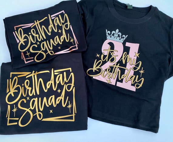 Shirts for 21st birthday sale